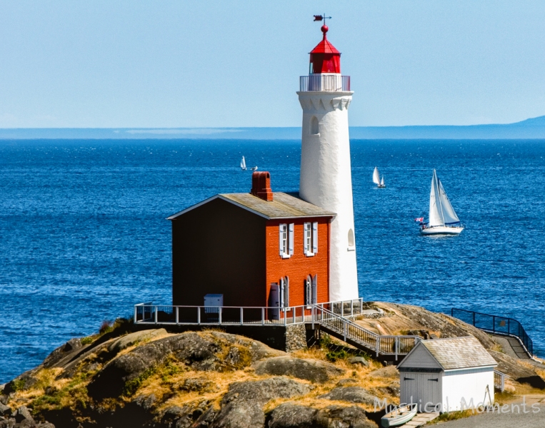 Sail Past, Fisgard Lighthouse, Victoria, BC